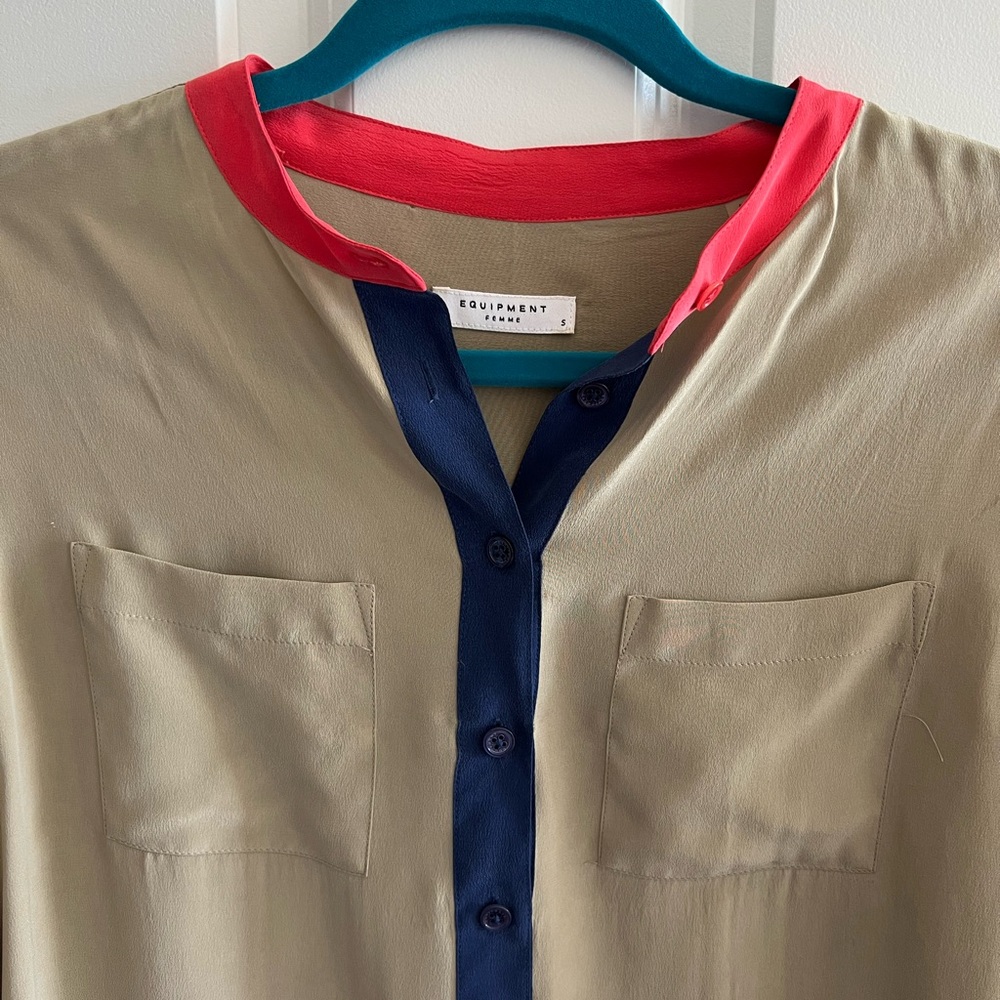 Equipment Silk Blouse